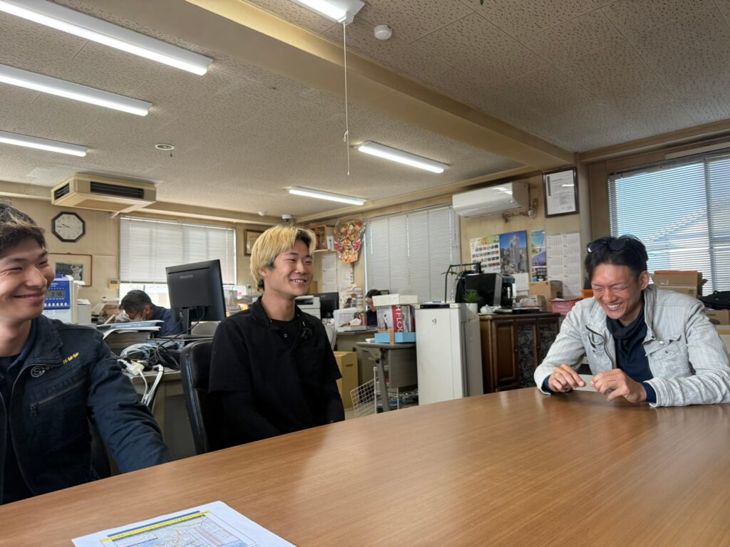 サンヨー圧接 天晴くん、好誠くん、玉川さん